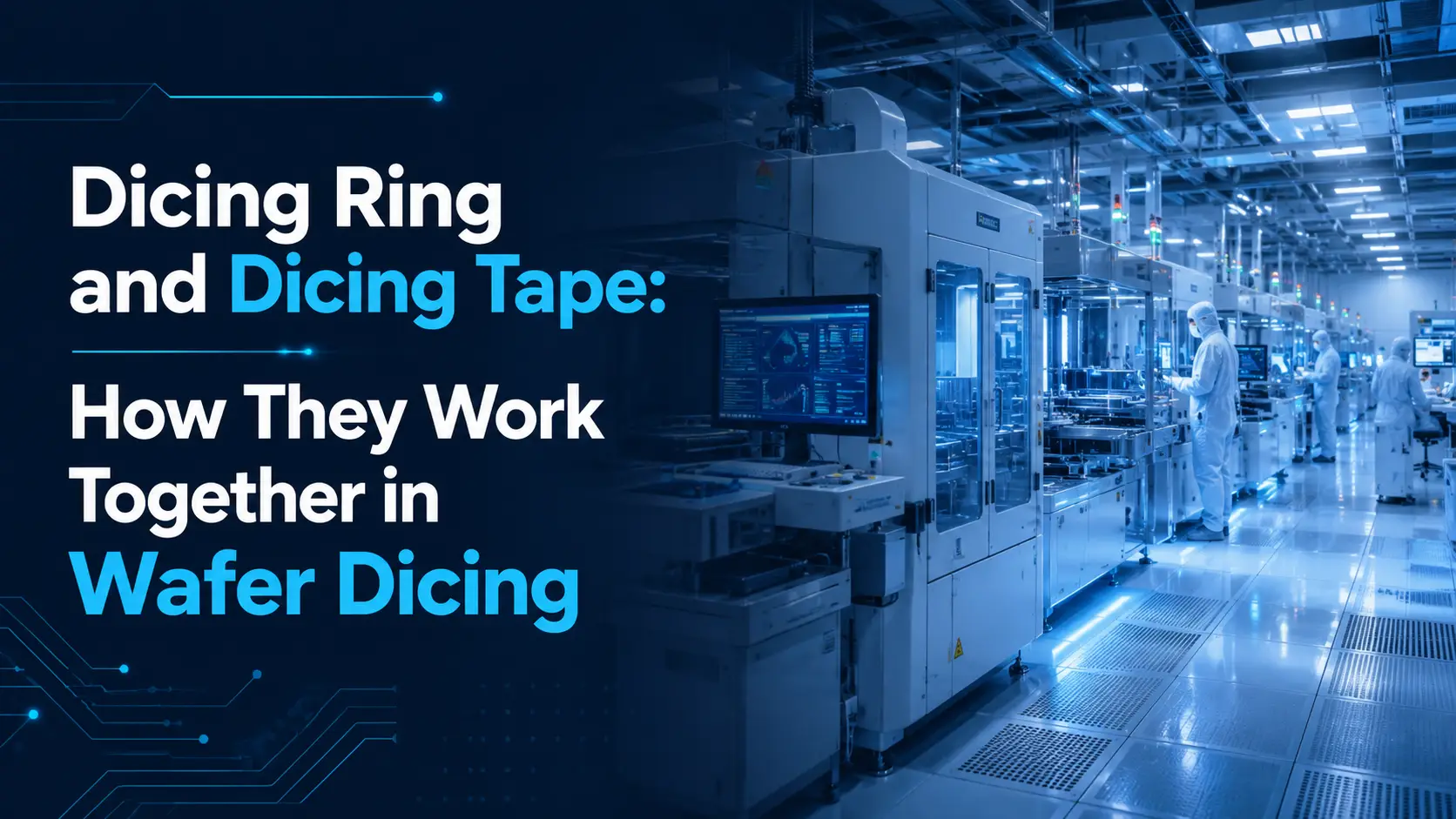 Dicing Ring and Dicing Tape How They Work Together in Wafer Dicing