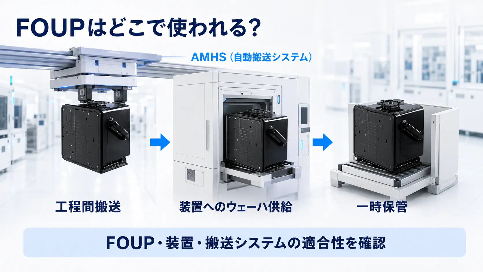 FOUPはどこで使われる？