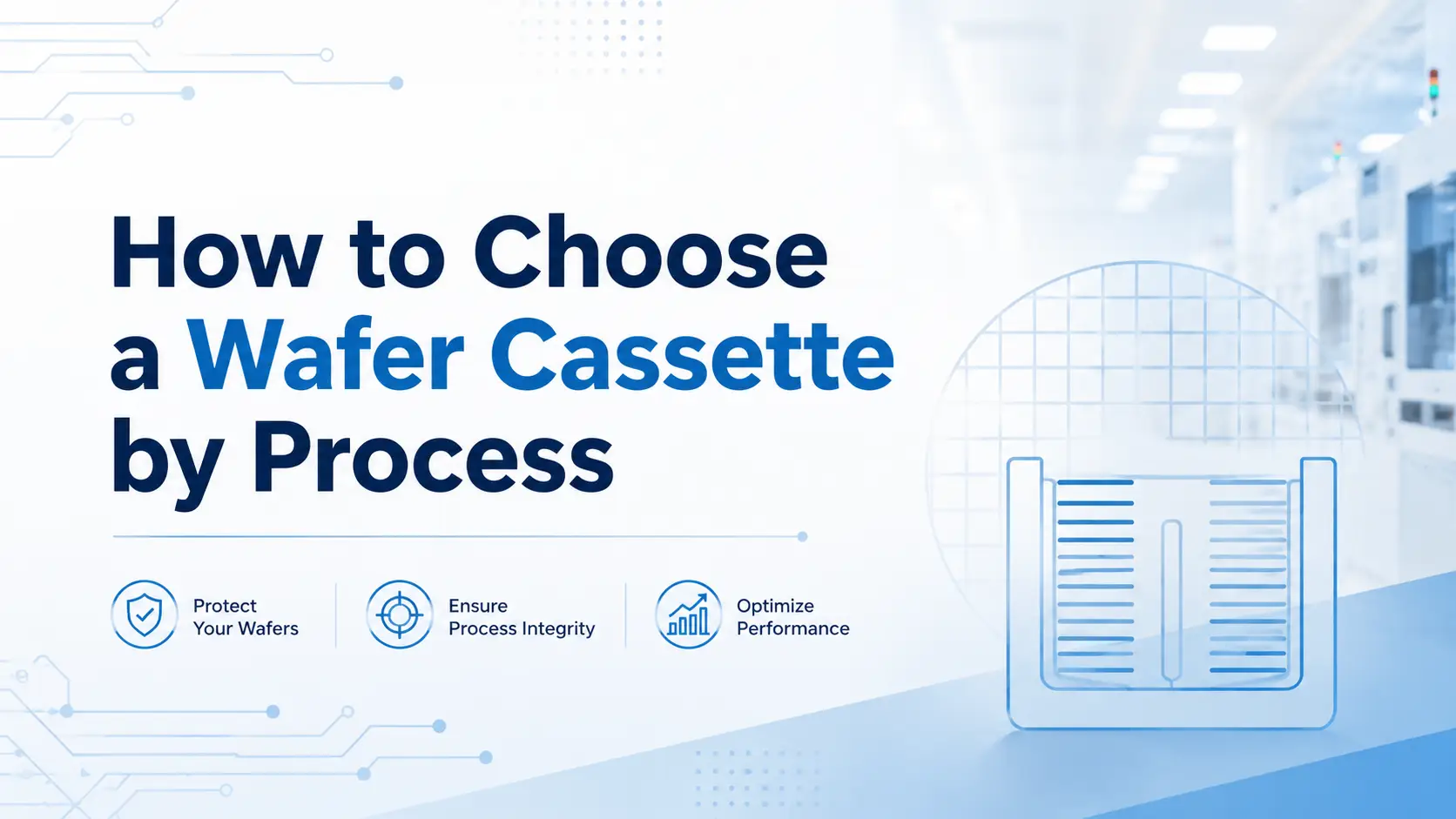 How to Choose a Wafer Cassette by Process?