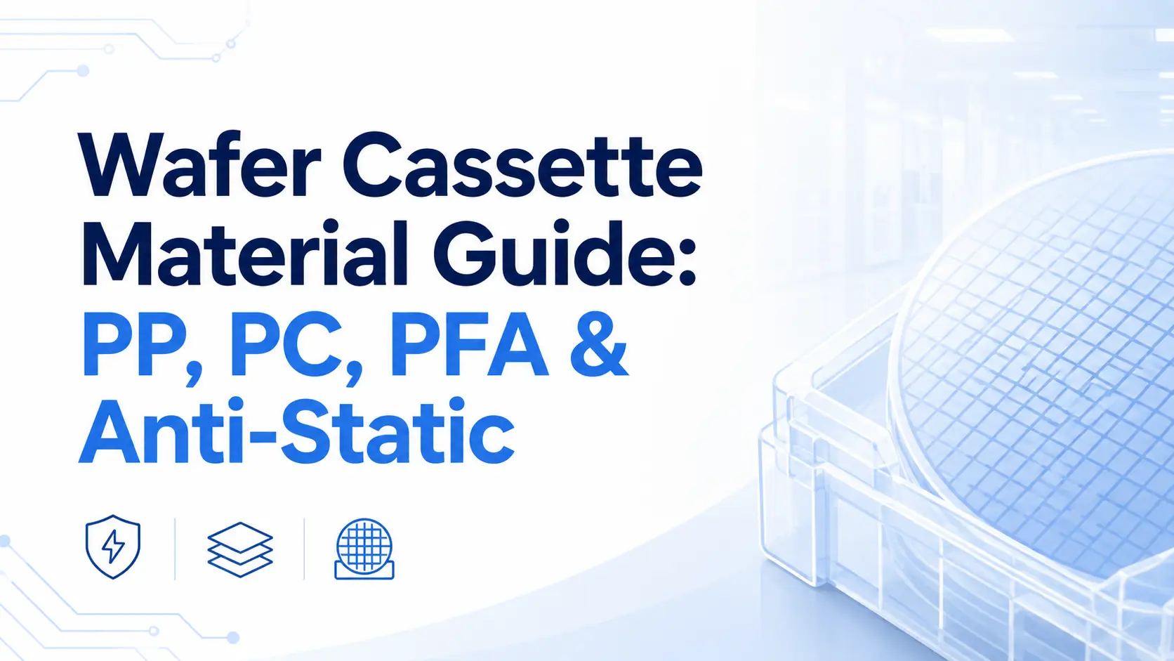 Wafer Cassette Material Guide PP, PC, PFA & Anti-Static