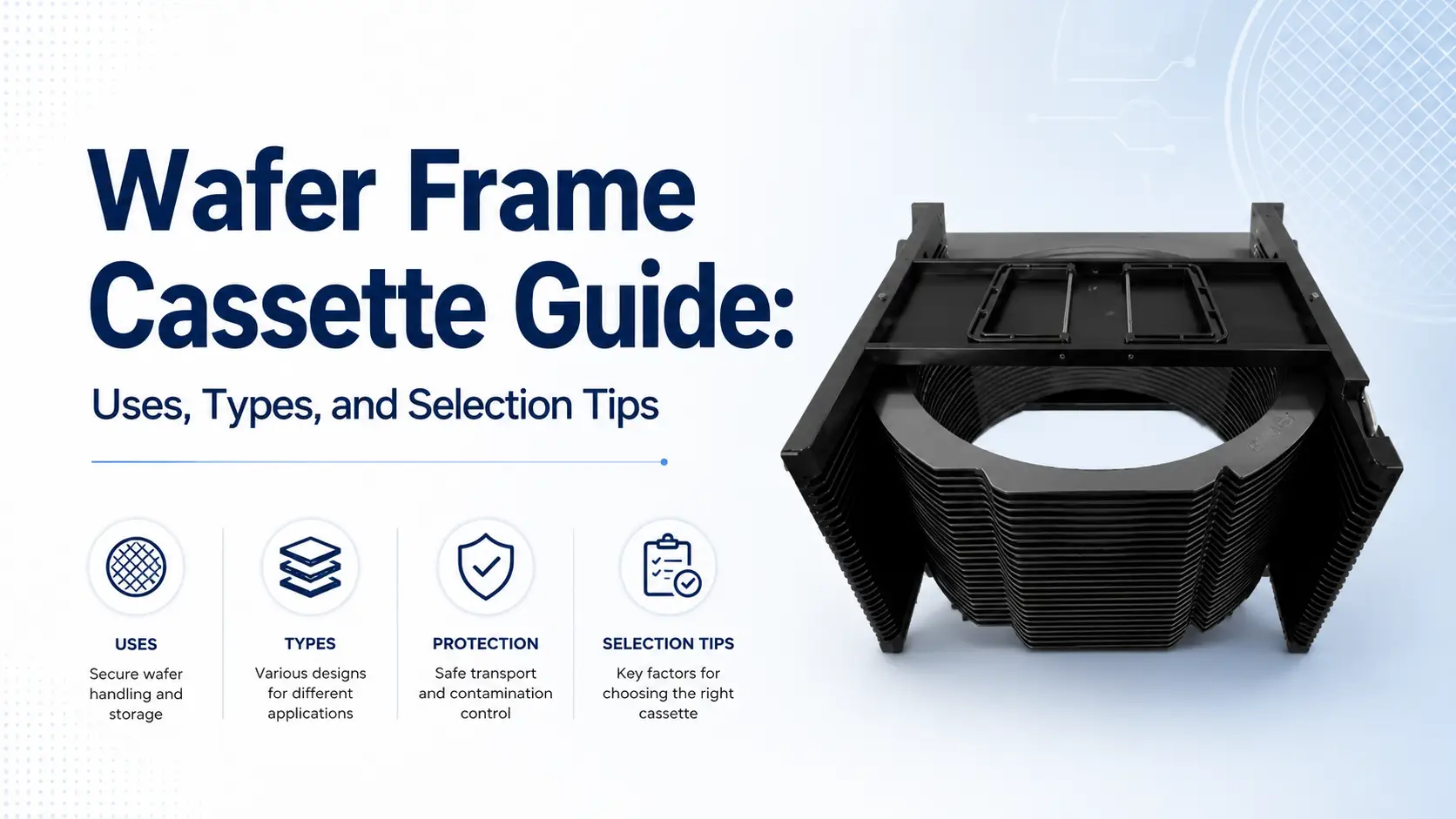 Wafer Frame Cassette Guide: Uses, Types, and Selection Tips